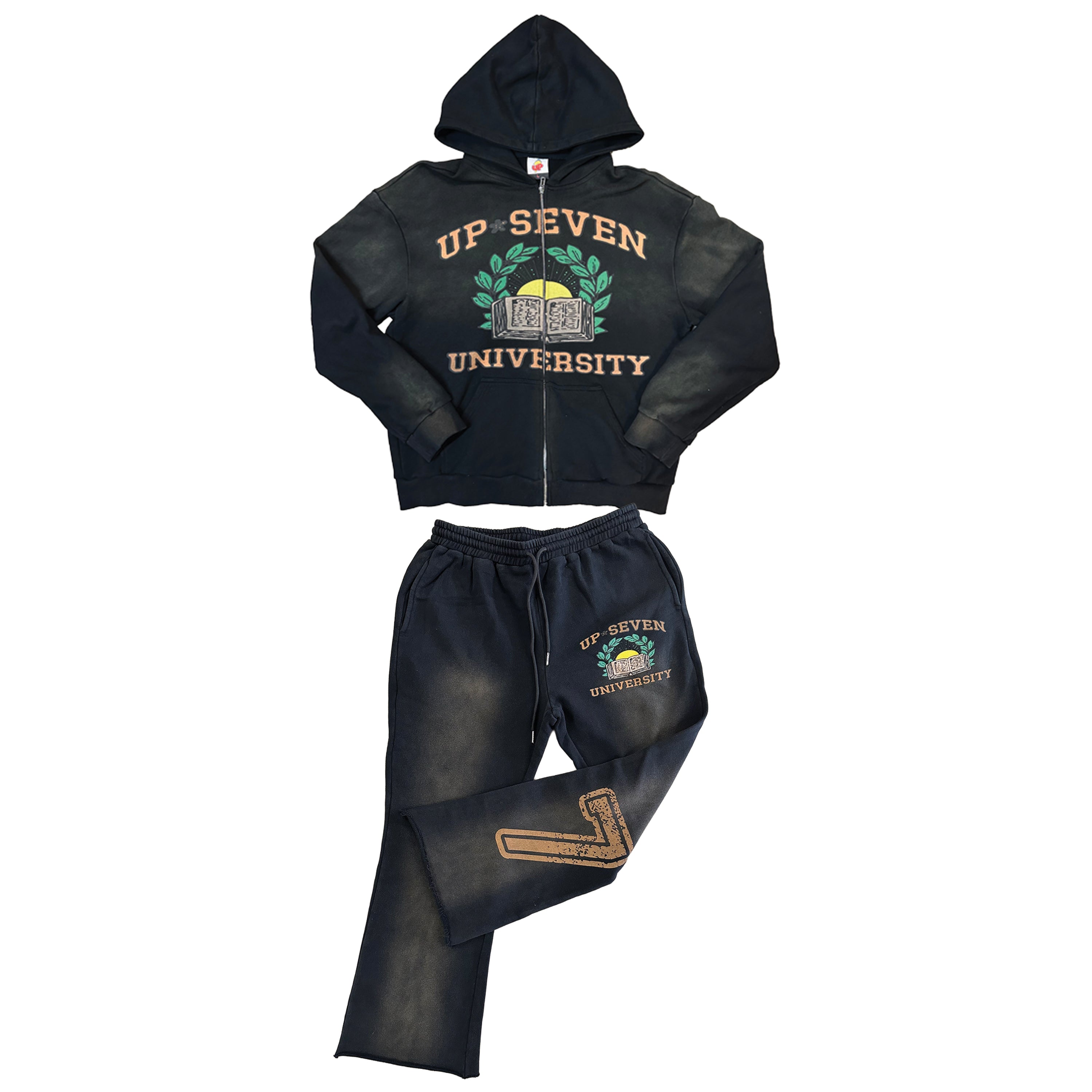 Black University Sweatsuit
