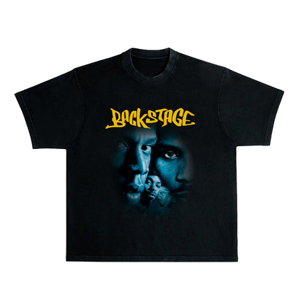 BLACK BACKSTAGE TEE